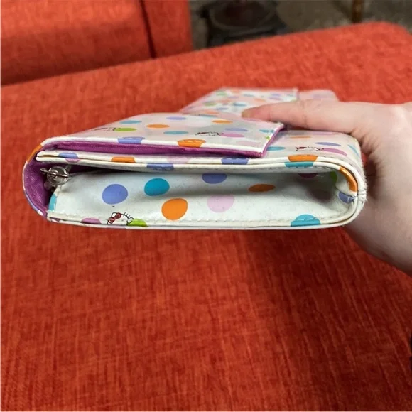 RARE Y2K Runway HEATHERETTE x HELLO KITTY Clutch Purse Bag - Picture 12 of 16